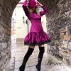 Fuchsia with lace dress - Image 4