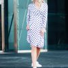 White polka dot dress - Image 2
