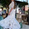 Tender fluffy white lace dress - Image 2
