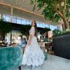Tender fluffy white lace dress - Image 3