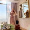 Lux lace ashy rose dress - Image 2