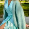 Silk Menthol long dress - Image 2