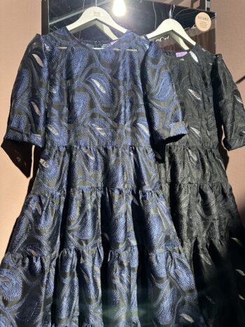 Black and Navy color fluffy ruffles (with an underdress) - Image 5