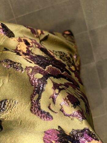 Pistachio plum floral long dress - Image 4